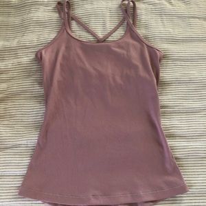 pink/mauve work out tank